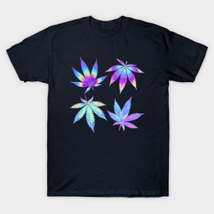 Cannabis Leaf Purple Kush T-Shirt